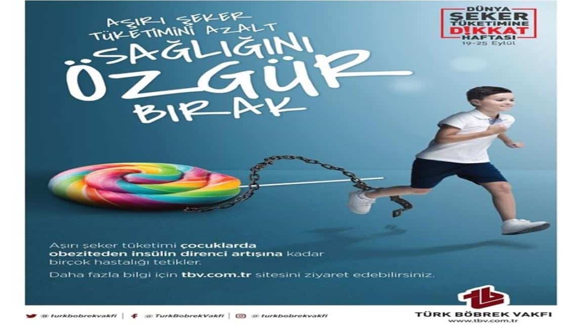 Dünya Şeker Tüketimine Dikkat Haftası